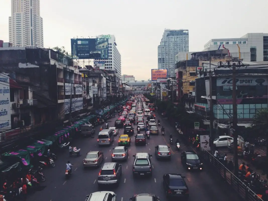 vias de transporte en tailandia 