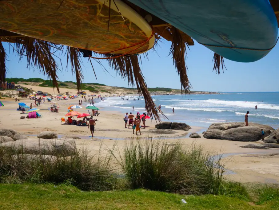 playas de aguas calidad en sudamerica