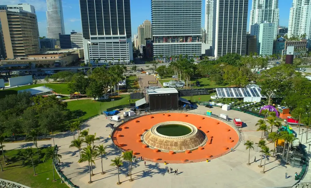 Parques turísticos en Miami Bayfront Park