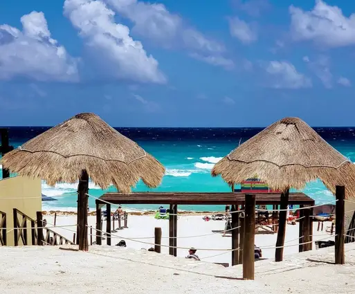 Plages publiques Ã  Cancun : Playa Ballenas