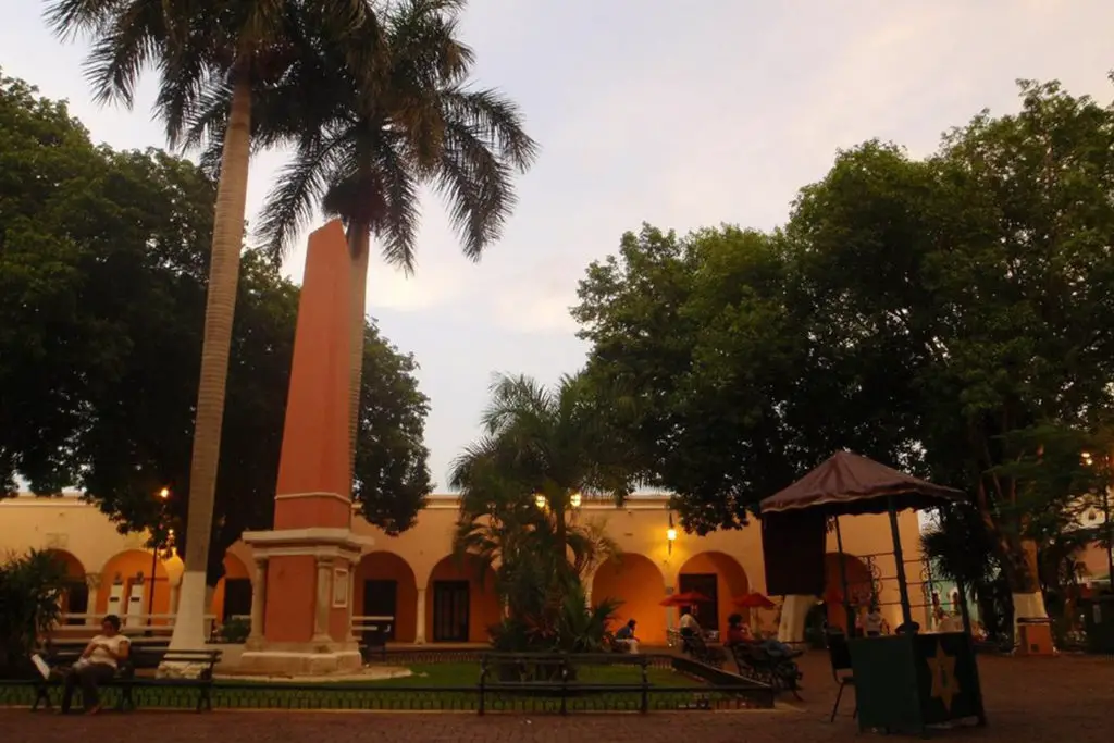 Parque de Santa Lucía en Mérida Yucatán