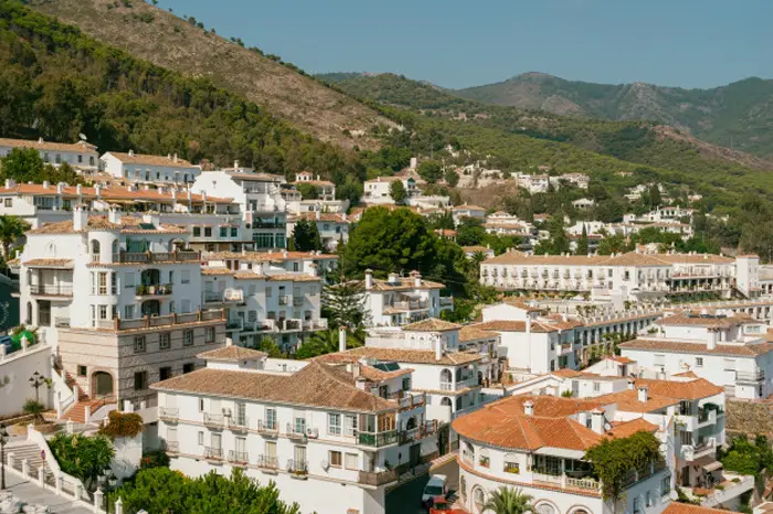 Pueblo de Málaga casas blancas