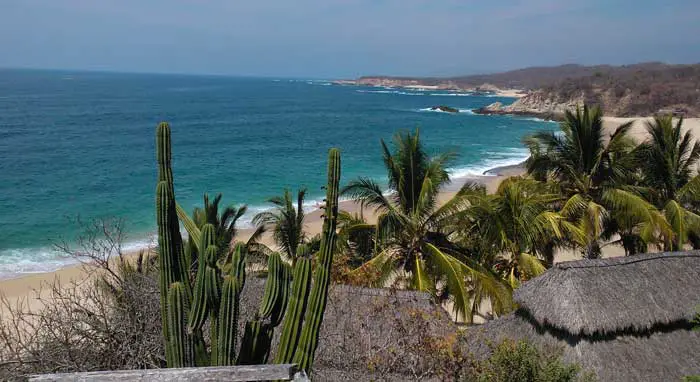 Playa La Manzanillera en Michoacán 
