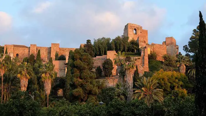 Castillo de Gibralfaro en Málaga