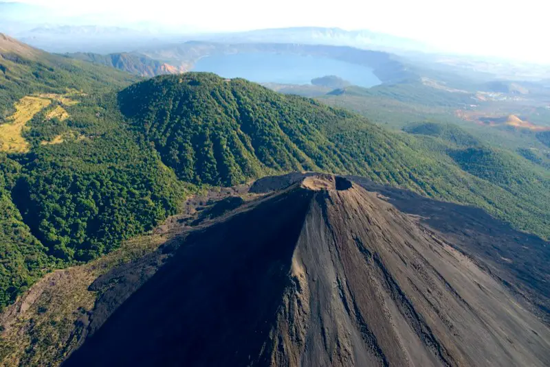 Volcán de Izalco en El Salvador