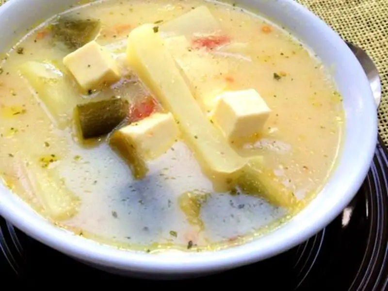 sopa de queso comida tradicional de nicaragua
